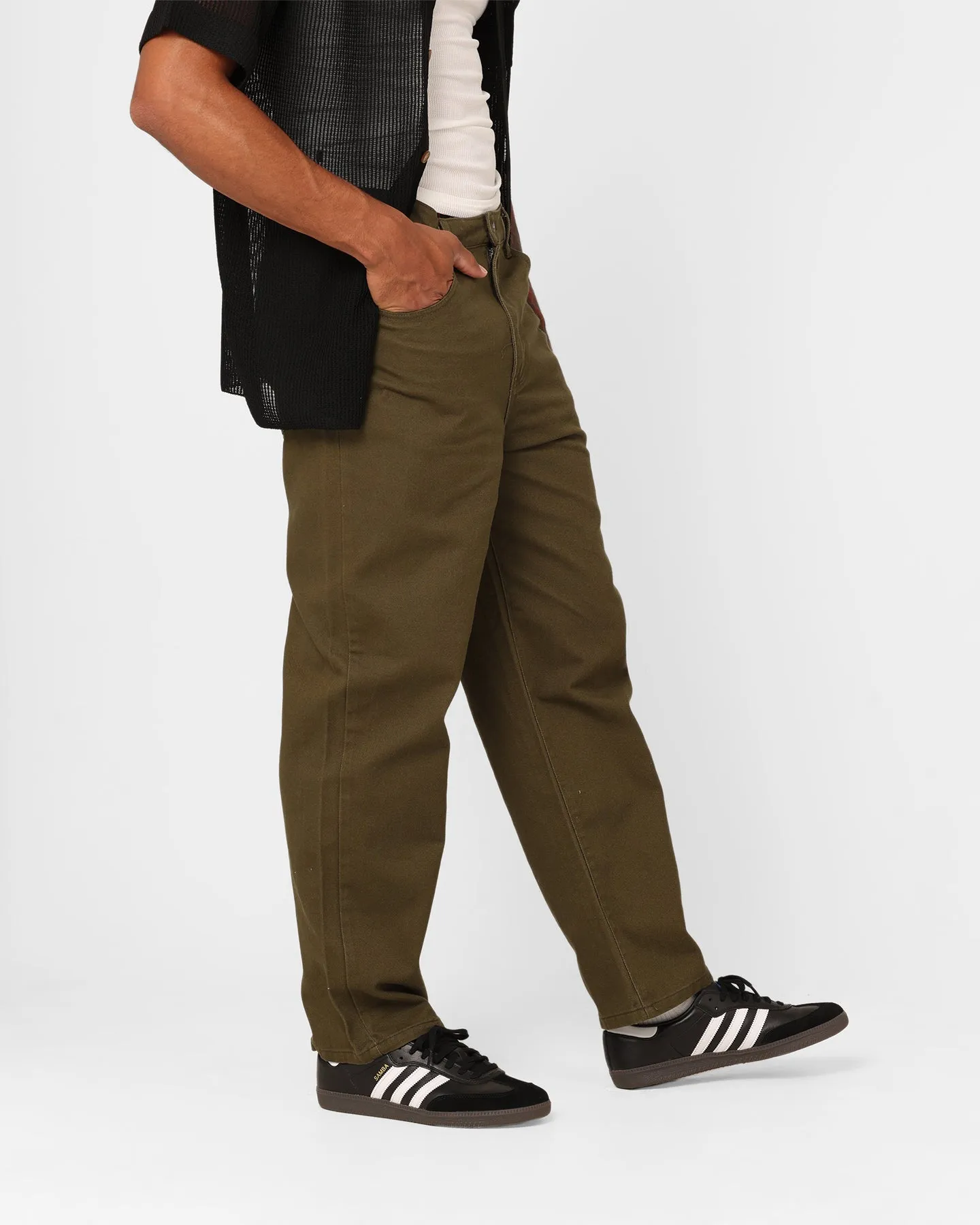 XXIII Dani Baggy Jeans Olive