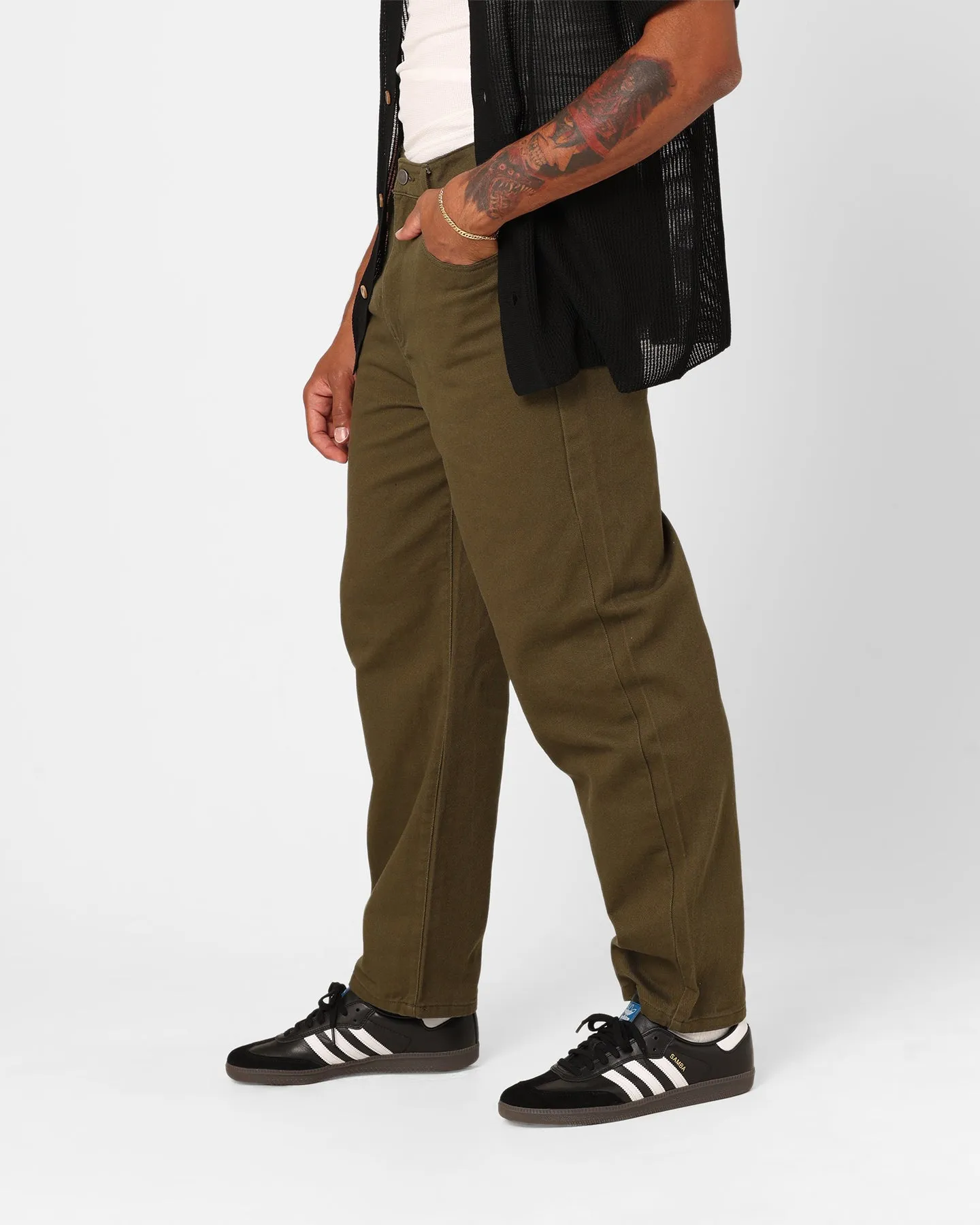 XXIII Dani Baggy Jeans Olive