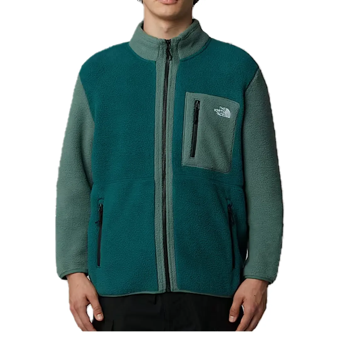 YUMIORI FULL ZIP JACKET DEEP NORI-DUCK GREEN