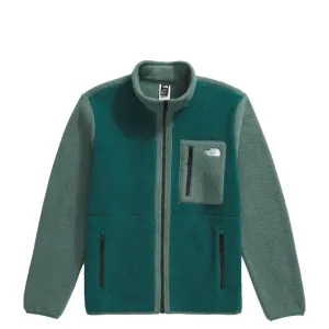 YUMIORI FULL ZIP JACKET DEEP NORI-DUCK GREEN