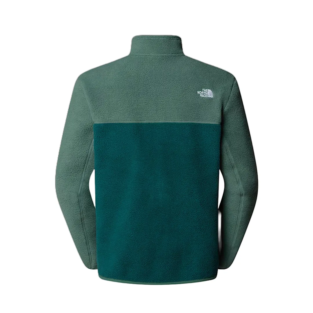 YUMIORI FULL ZIP JACKET DEEP NORI-DUCK GREEN